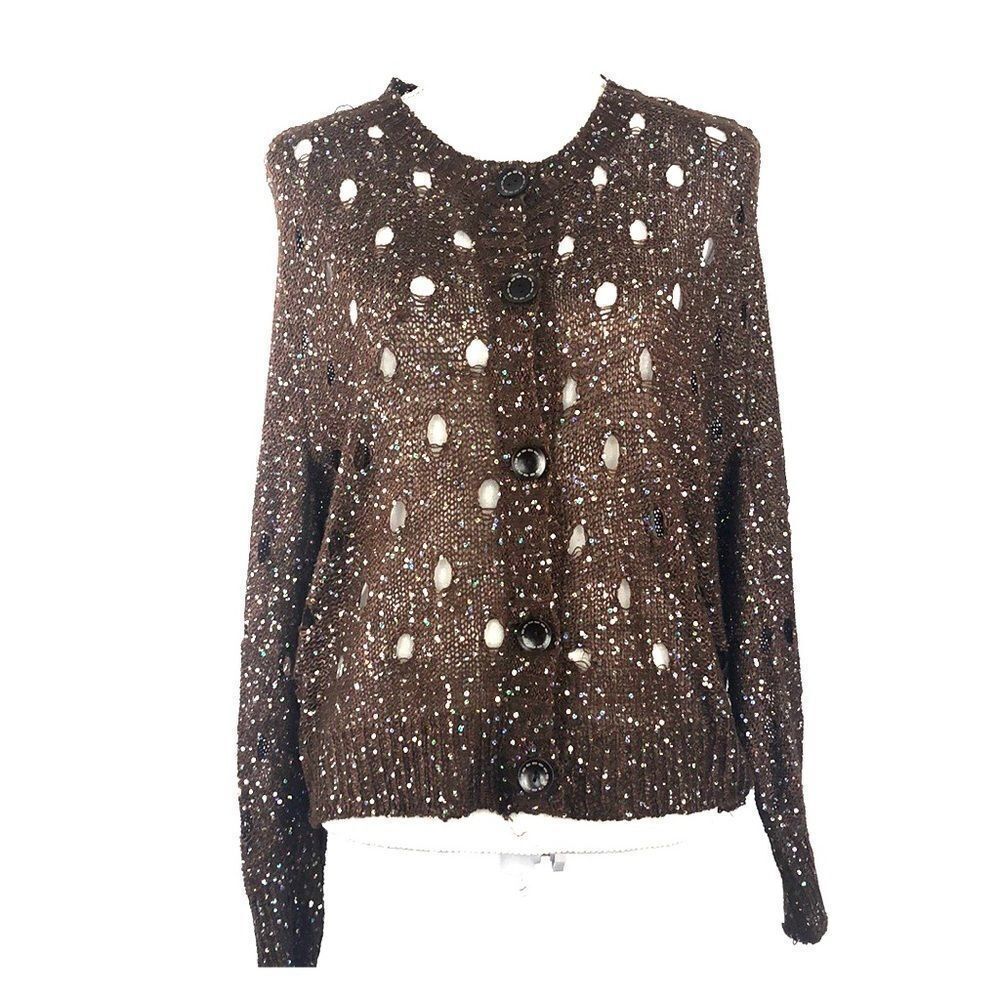 Ceres woman’s sequenced button up overlay